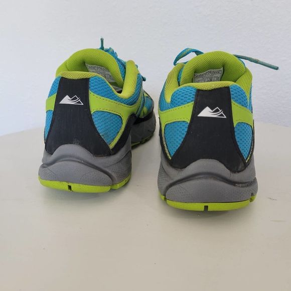 Columbia Men's Montrail Trail Running Shoes Blue & Green Size 9 - Picture 7 of 10